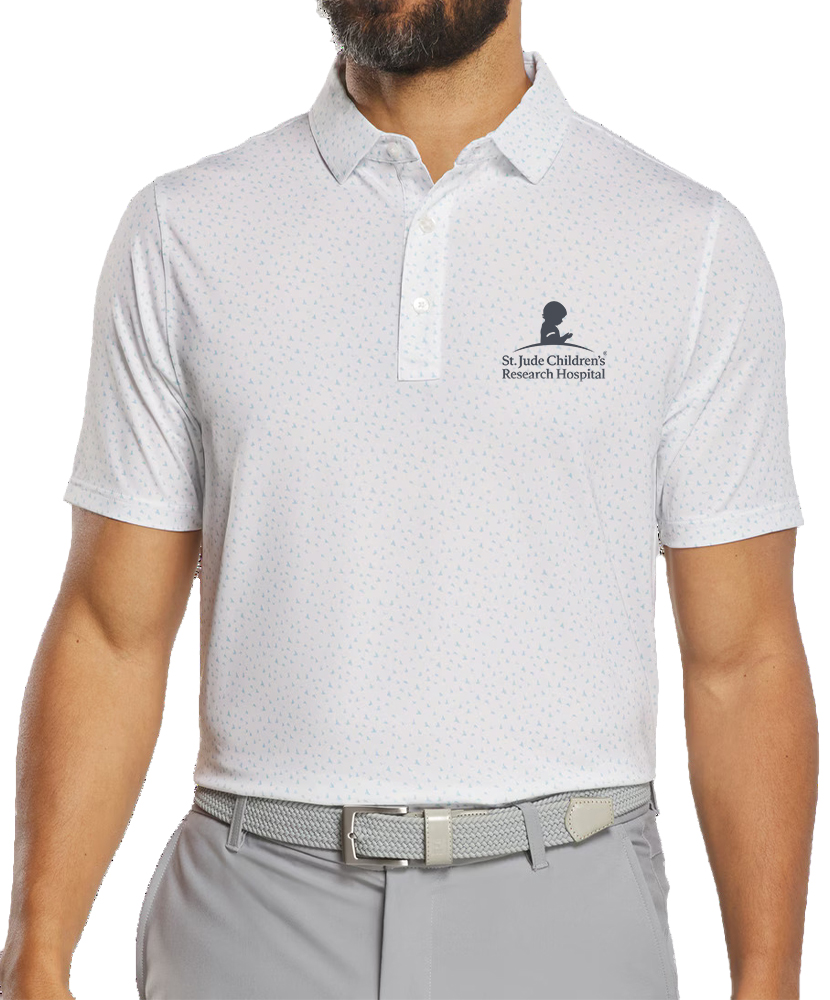 Primary image St. Jude FootJoy Bird Lisle Polo